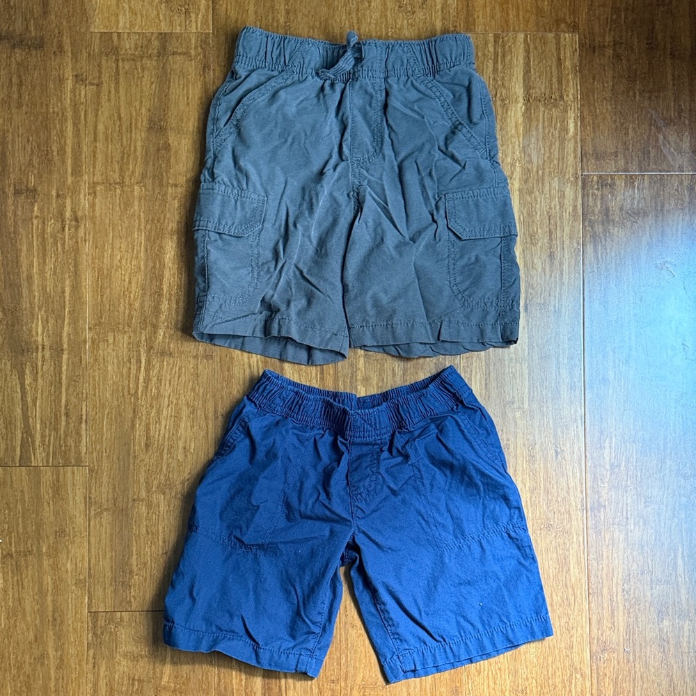 Jumping Beans Kids Cargo Shorts - Navy and Charcoal